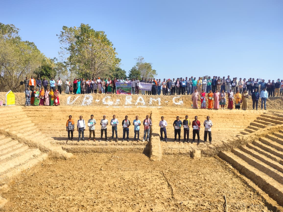 Completed Ajivika Dabari pond